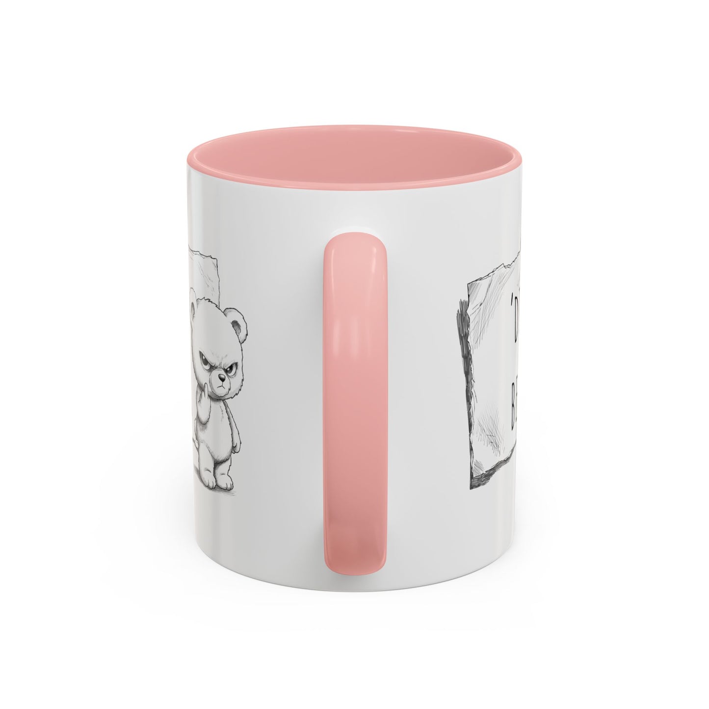 'Dis Bear' Coffee Mug – Cute Grumpy Teddy Accent Mug (11/15oz)