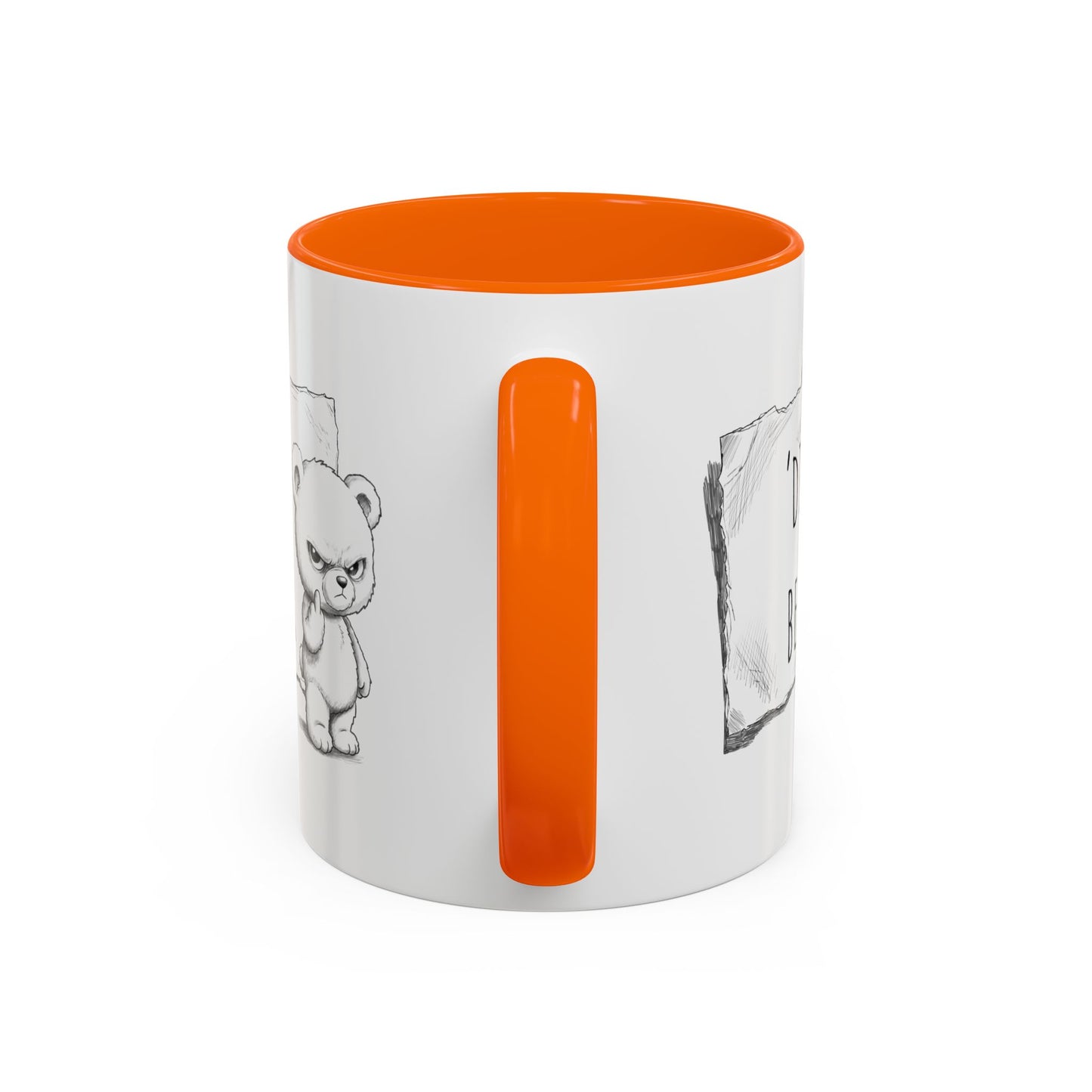 'Dis Bear' Coffee Mug – Cute Grumpy Teddy Accent Mug (11/15oz)